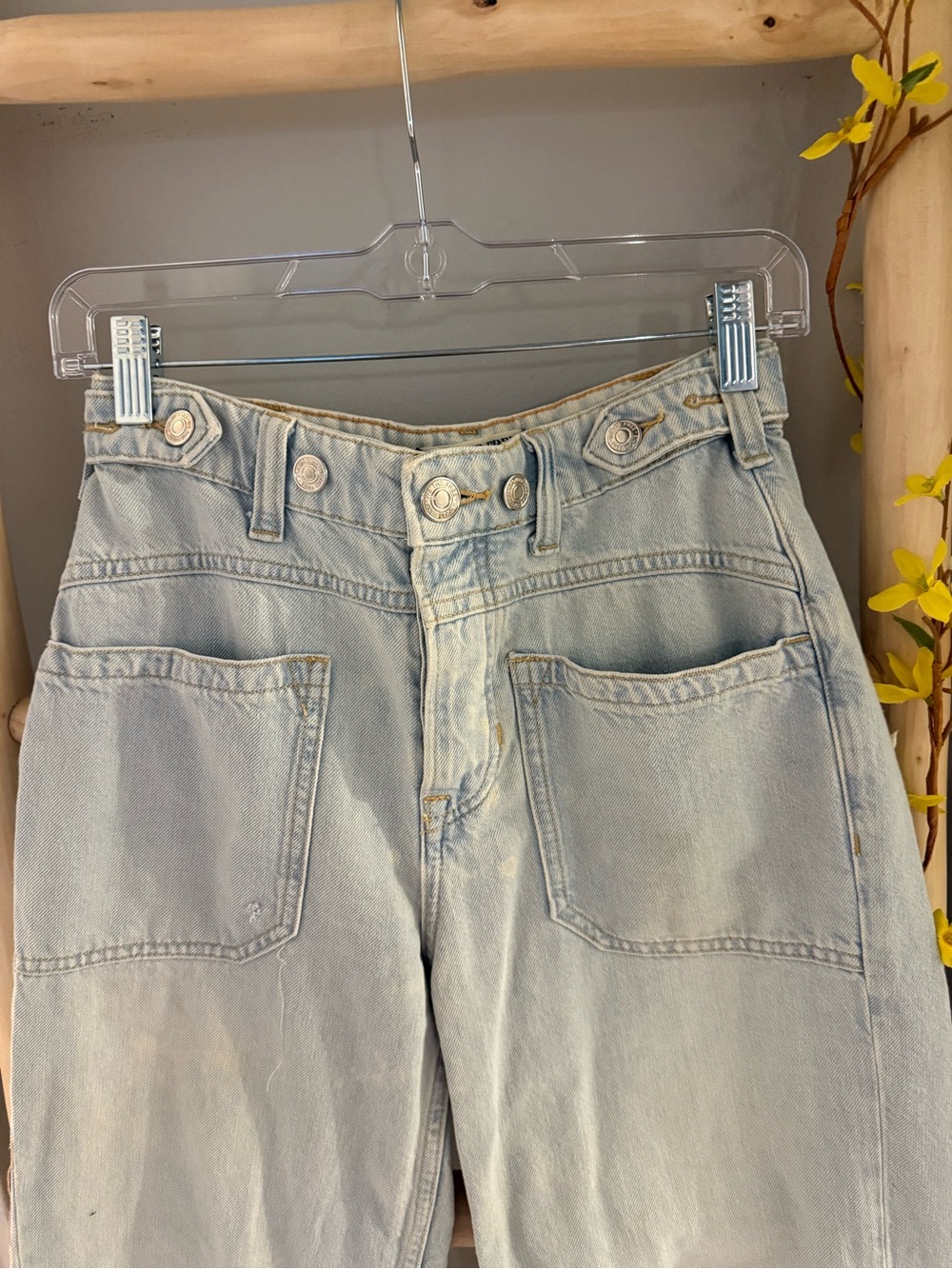 Free People We The Free Palmer Cuffed Jean - Picture 4 of 6